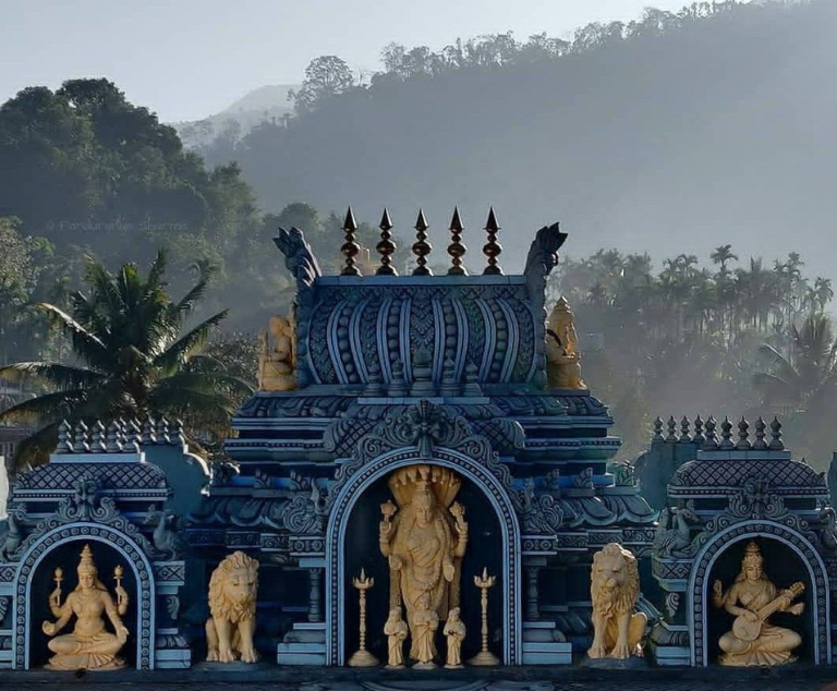Mookambika Sringeri Horanadu Trip - sringeri horandu temple darshana