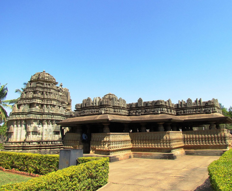 Kedareshvara Temple located in Balligavi, Karnataka, India.